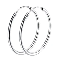 hot sale s925 sterling silver explosion style exaggerated big hoop earring jewelry for women