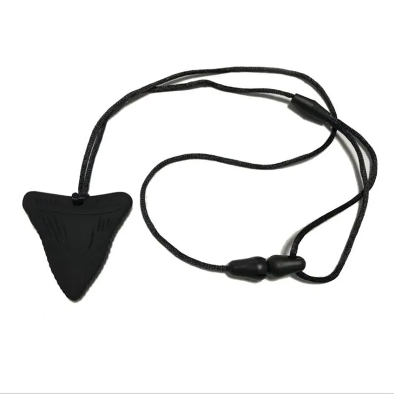 

Креативное жевательное ожерелье с кулоном в виде рыбьих зубов, коричневое Силиконовое детское колье, Детские молярные игрушки, детский Про...