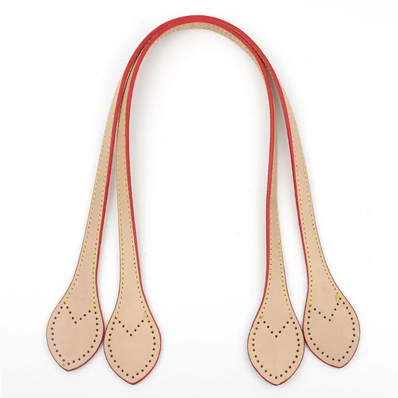 

PU Leather Handle Strap Replacement for Handmade Beach Bag Bucket Handbag