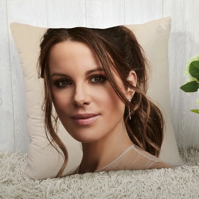 

Kate Beckinsale Pillowcase For Living Room Pillow Cover 45X45cm,40X40cm(one sides) Pillow Case Modern Home Decorative 12.24