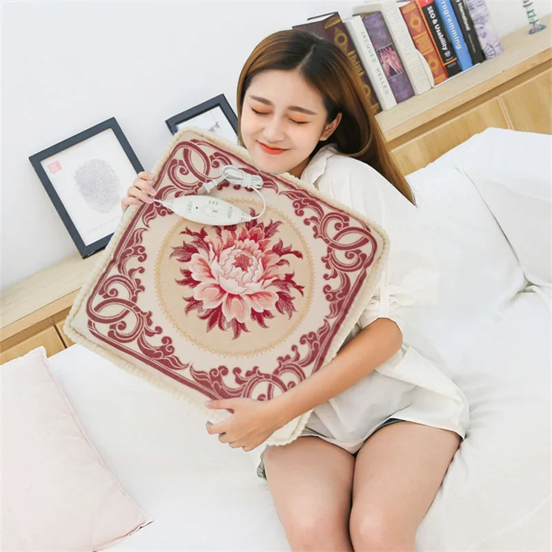 Нагревательная подушка 45x45 см Съемный и моющийся нагревательный коврик теплый