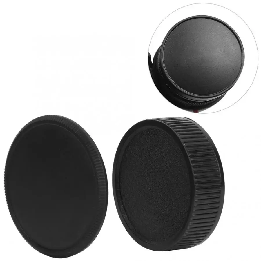 3PCS Black Plastic Portable Lens Rear Cover Body Front Kit Fit for L42 M42mm Camera universal lens New | Электроника
