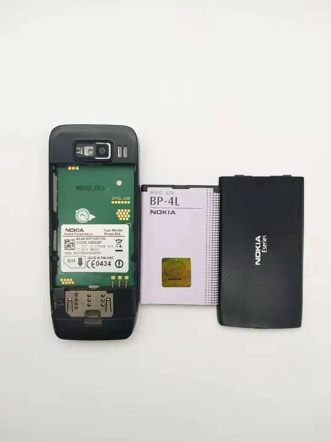 nokia e52 refurbished original nokia e52 wifi gps java 3g unlocked mobile phone handset russian arabic hebrew keyboard phone free global shipping