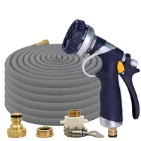 high pressure telescopic hose garden irrigation hose car wash water gun hose euro 12 connector water gun hose cleaning supplies