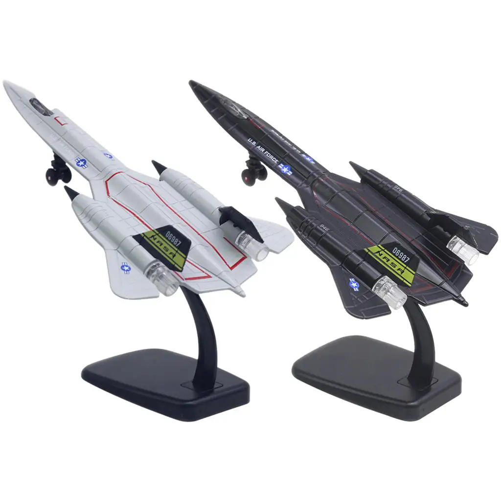 

1:64 Aircraft Model Reconnaissance Fighter with Pull Back Action Sound Light with Stand Souvenir Collectables Ornament Gifts