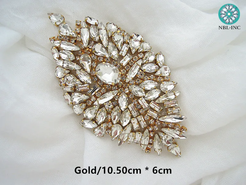 (1 шт.) серебряные розовые Золотые кристаллы свадебный пояс свадебная аппликация