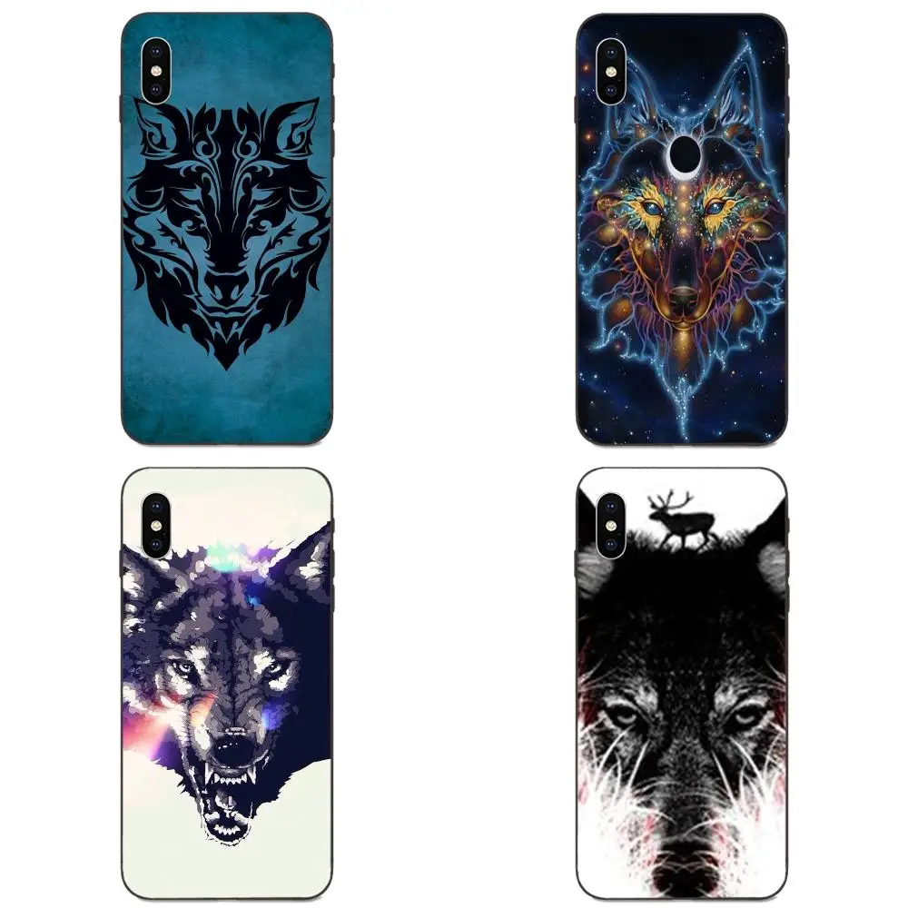Мягкий TPU Quinn телефон для Huawei Mate Nova 5 5i 30 Lite Pro Art животные Волк Лицо Аватар розы