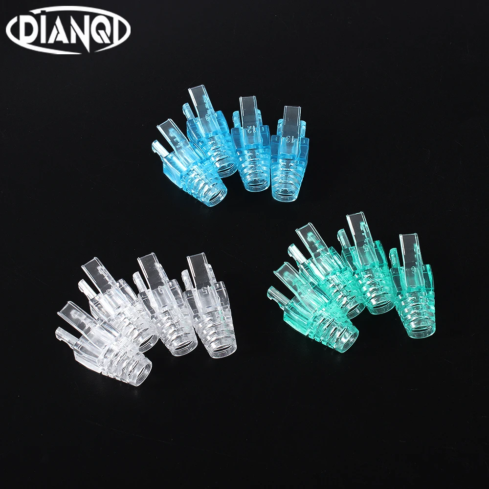 RJ 45 CAT6 CAT5e адаптер крышка сетевой кабель Ethernet разъем вилки RJ45 s Cat 5 защитный рукав