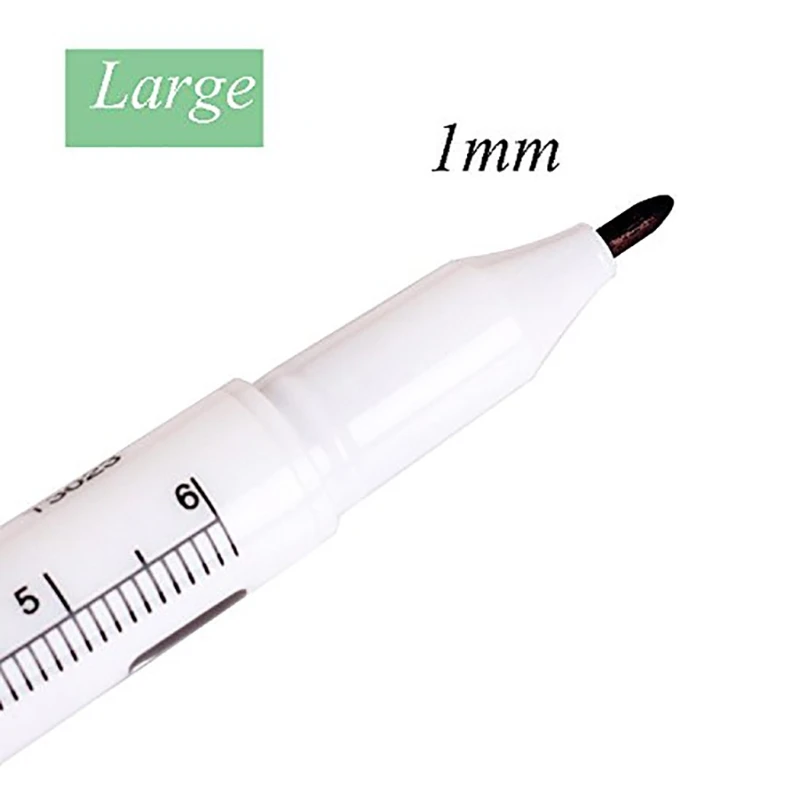 

Professional Skin Marker Pen with Ruler Set Single Head Double Heads Tattoo Pens C1FF