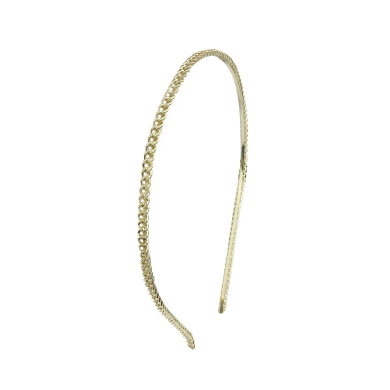 

Fashion Gold Chains Hair Bands Hoop For Women Headband Hairband Girls Hair Accessories Elegant Chic Hair Ornament