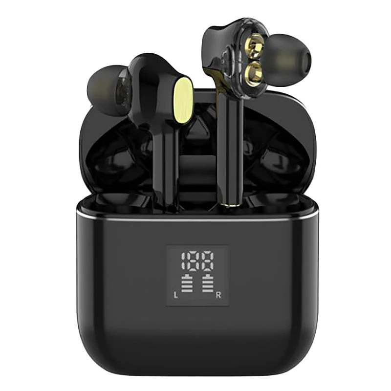 TWS T07 Wireless Earphone Bluetooth Headset Graphene Double Moving Coil Headsets IPX7 Waterproof Earphones | Электроника