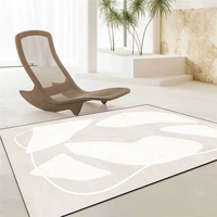 japanese style fashion simple rug light khaki beige beige geometric carpet living room bedroom bed blanket bath mat