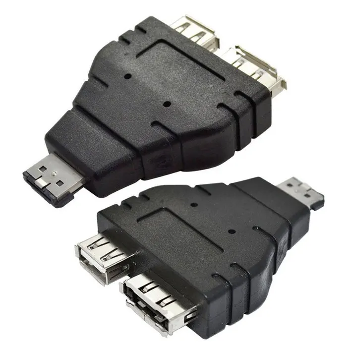 

Combo Power eSATA over eSATA USB 2.0 to eSATA & USB Splitter Adapter Converter