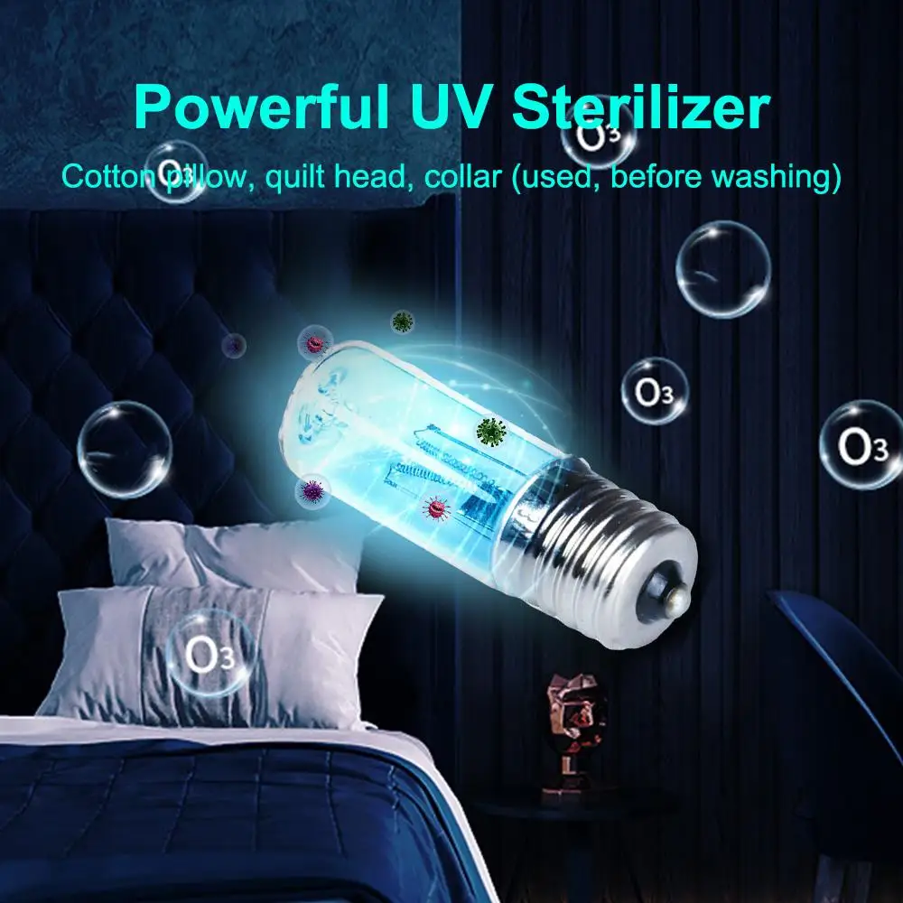 

UV Disinfection Bulb 6W 254nm Germicidal Disinfection Lamp UVC Sterilization Light Energy Conservation 13V Protective Equipment