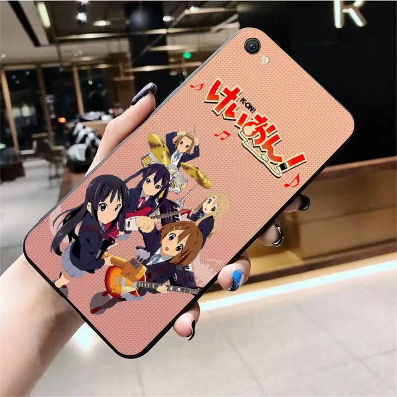 

HUAGETOP Cute anime k-on k on Black Cell Phone Case For Vivo Y91c Y17 Y51 Y67 Y55 Y93 Y81S Y19 V17 vivos5