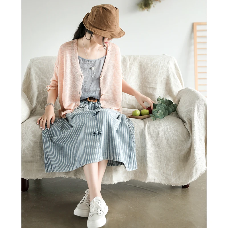 Осенняя юбка женская модная Свободная Повседневная джинсовая 2019 Новый женский