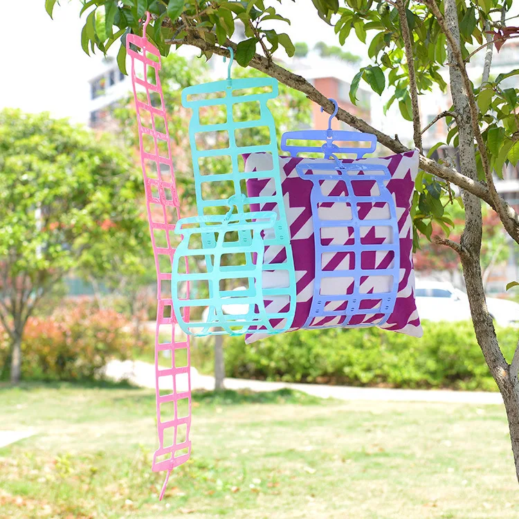 3 цвета напольная вешалка для подушки регулируемая сушилка белья игрушки куклы