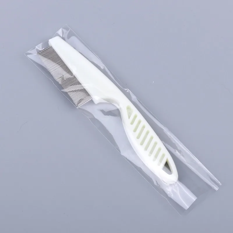 Гребень из нержавеющей стали для вычесывания кошек и собак домашних животных