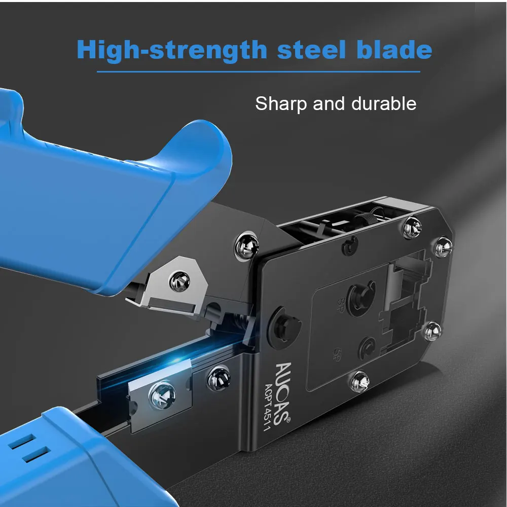 Обжимной инструмент AUCAS RJ45 тестер Lan кабеля инструменты Mikrotik обжимной аппарат для