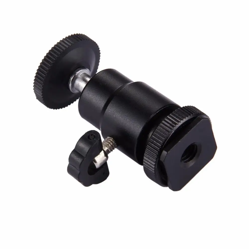 BEESCLOVER Mini Ball Head Mount Hot Shoe Tripod Screw with Lock ball head 360 Degree Swivel Konsait r60 | Электроника