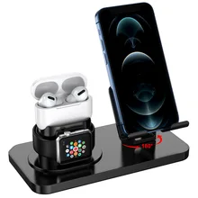 3 in 1 Desktop Phone Charge Holder Dock Station For AirPods 1/2 Pro Apple Watch Stand For iPhone 12 11 XS Max iPad Android Table