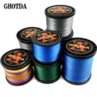 Ghotda 9 нитей высшего качества PE японский материал многонитевой рыбалки Line100M 300M 500M 1000M