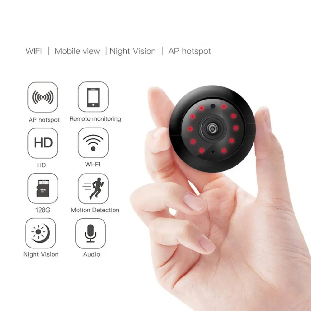 Беспроводная ip-камера SNOSECURE с разрешением 1080P HD, двухсторонняя аудио камера ночного видения, видео монитор с углом обзора 360 градусов, панорамная камера для домашней безопасности, Wi-Fi камера
