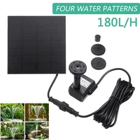 dc 7v mini pump submersible pump brushless motor solar fountain for garden pool pond fountain water pump 1 2w 180lh