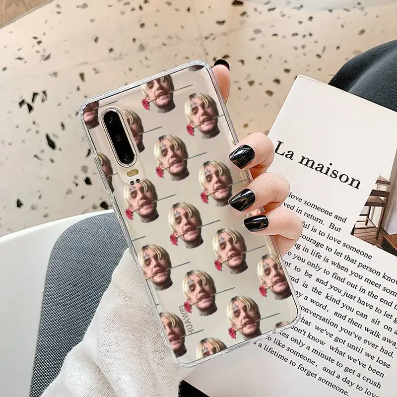 

Lil Peep Phone Cases Transparent for Samsung A71 S9 10 20 HUAWEI p30 40 honor 10i 8x xiaomi note 8 Pro 10t 11