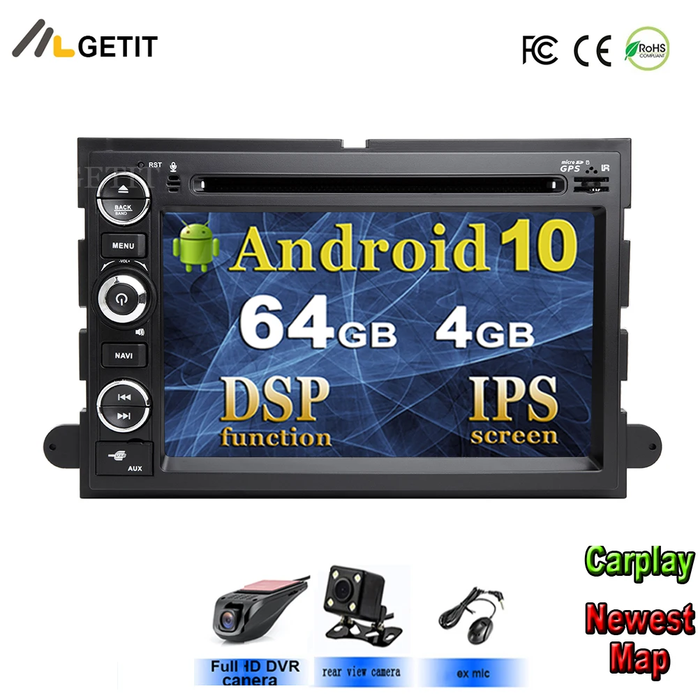 Автомагнитола для Ford F150/F350/F450/F550/F250 Android 10 | Автомобили и мотоциклы