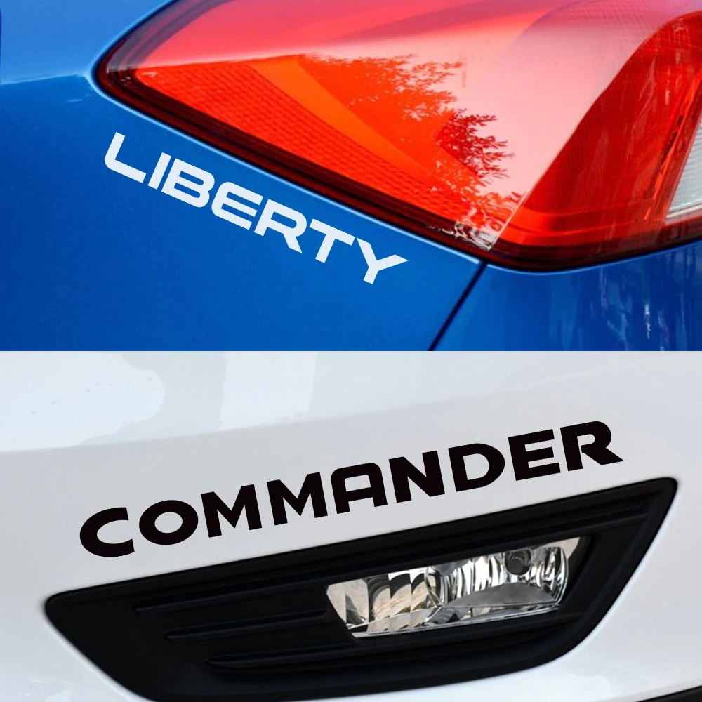 

4PCS/Lot Car Stickers For Jeep Cherokee Commander Compass Liberty Patriot Renegade Rubicon TrailHawk Wrangler Auto Accessories