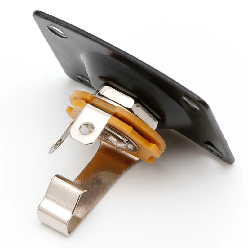 1PC Chrome Black Electronic Guitar Output Rectangle Plate for Gibson | Спорт и развлечения