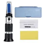 Рефрактометр 0-80%, антифриз, электролит охлаждающей жидкости, Ручной рефрактометр, Пивоваренная батарея, кислота морская вода, аквариум-детектор