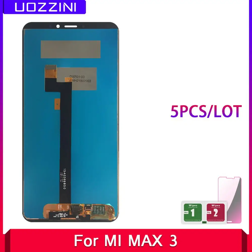 5 шт. ЖК-дисплей 6 9 дюйма для XIAOMI MI MAX 3 сенсорный экран дигитайзер стеклянная