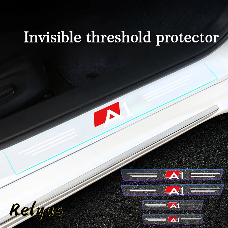 

4 шт., Защитная пленка для порога двери Audi A1 Sportback 8XA 8XF 8X1 8XK GBA
