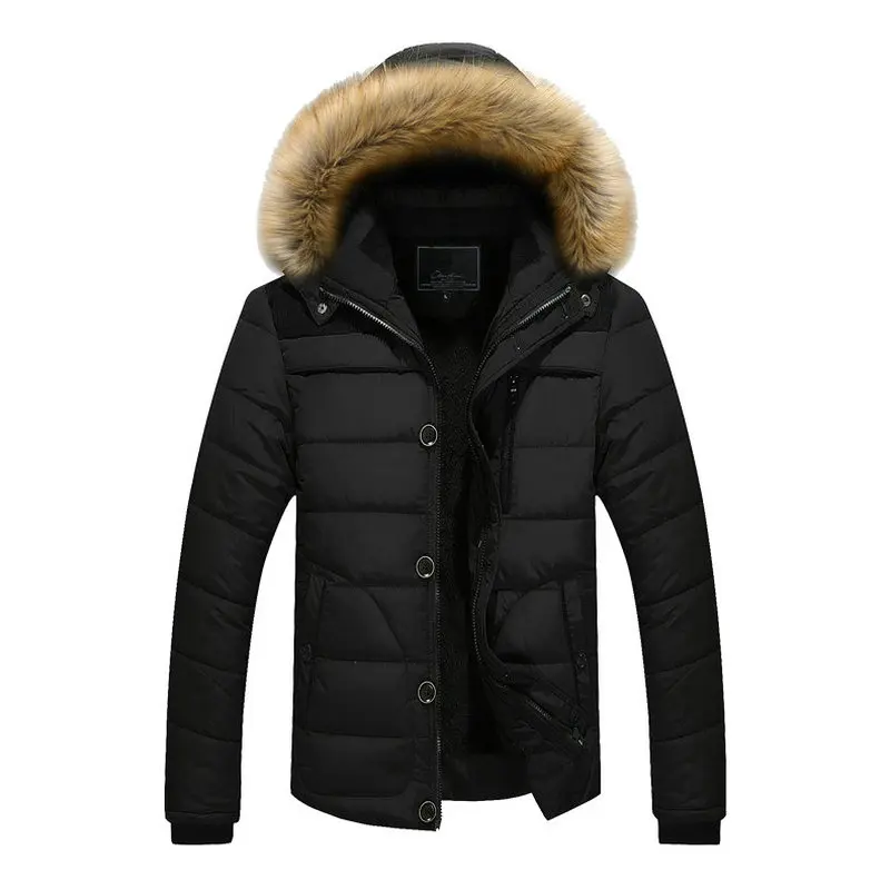 2019 Новое поступление теплая зимняя куртка мужская с капюшоном Повседневная