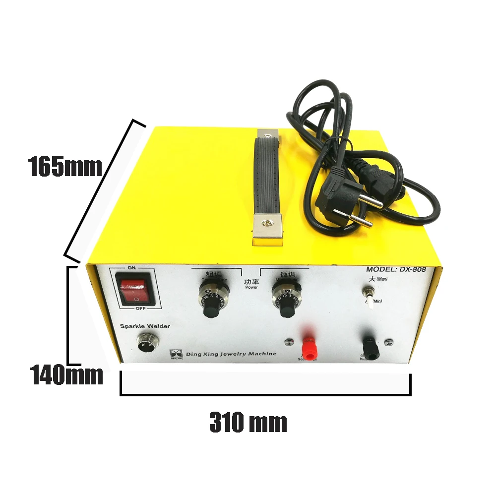 

DX-808 80A Pulse Spot Welding Handheld Pulse Spot Welder Spot Welding Machine Gold Silver Jewelry Processing Touch Welding