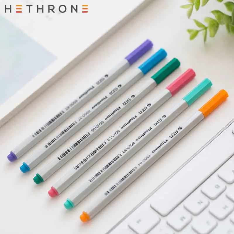 Hethrone 25 шт./компл. блестящая светящаяся авторучка цветная с острым художественным