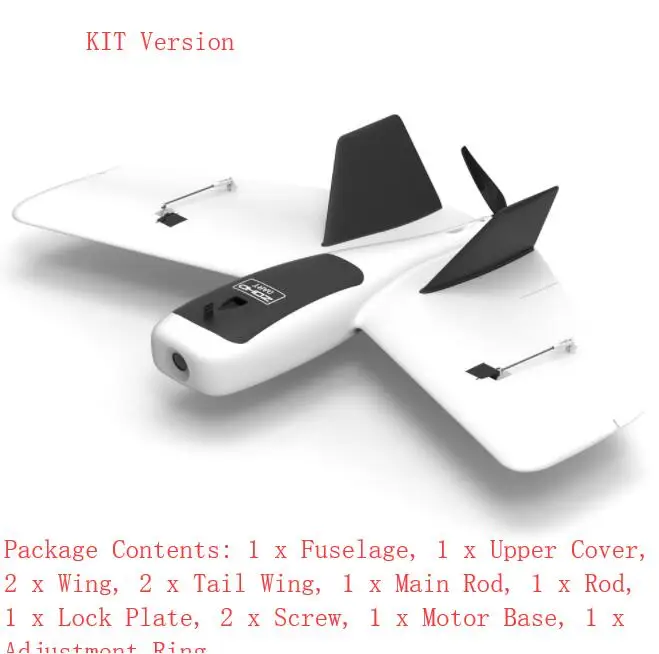 KIT ZOHD Dart sweepforth крыло EPP RC самолет для FPV аэрофотосъемки полета анти-крушение открытый игрушечный самолет PNP/комплект версия - Цвет: KIT