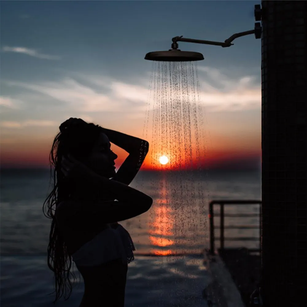 Душевые насадки с блокировочными соединениями 11 дюймов Регулируемая высота угол