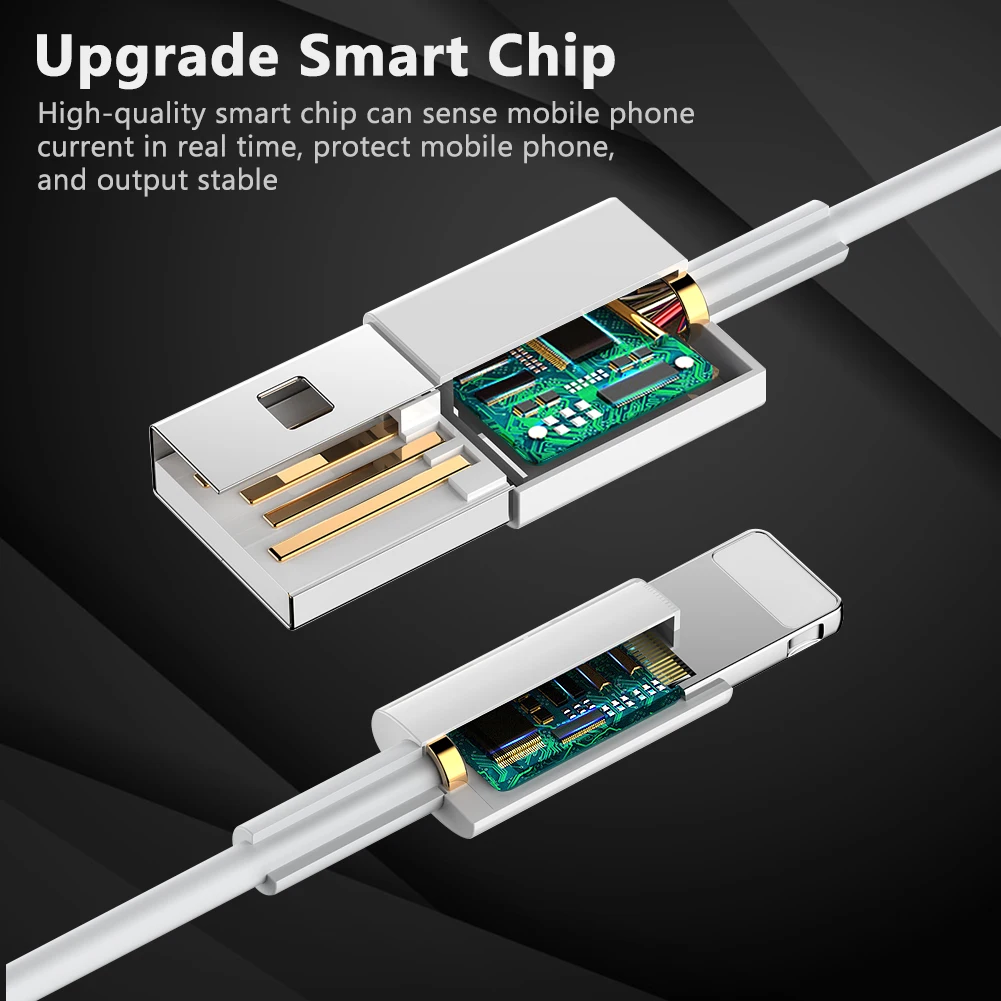 Настенное зарядное устройство с кабелем для Apple iPhone Android Micro USB кабель Быстрая
