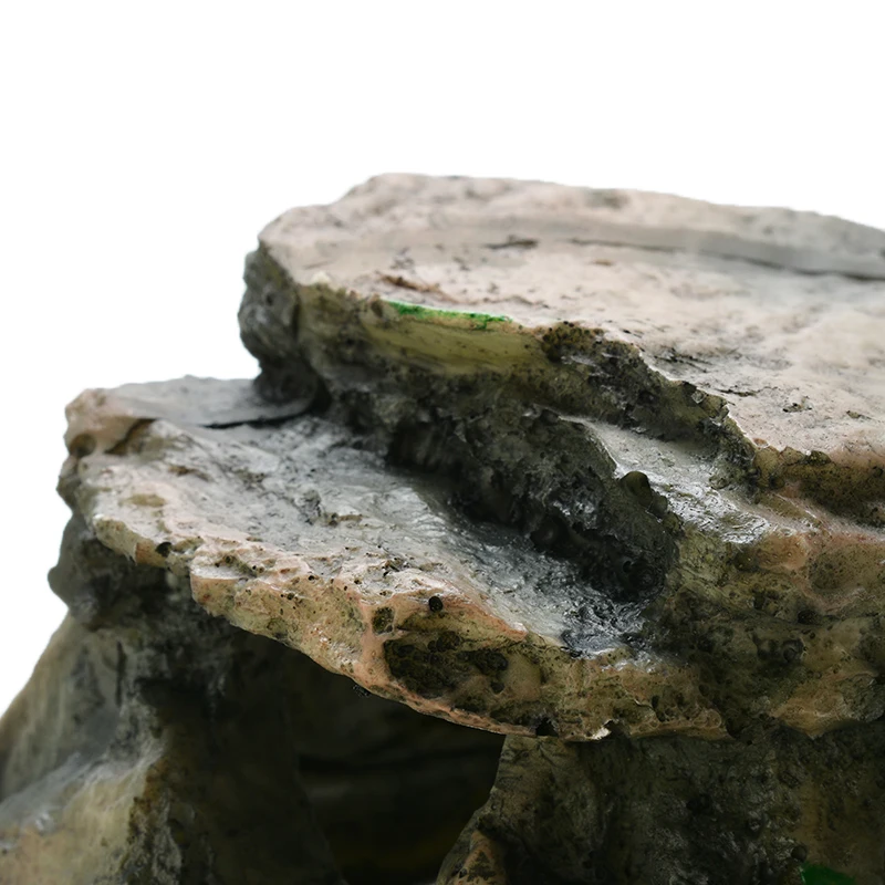 

1PC Aquarium Stone Hiding Cave Rock Decoration Artificial Fish Tank Rock Cave Stones Turtle Landscape Ornaments Accessories