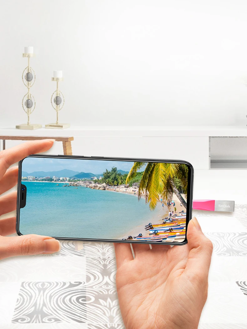 Двойной Флеш накопитель Sandisk флэш 128GB iXPAND USB 3 0 64 ГБ для перехода от разъема Lightning к