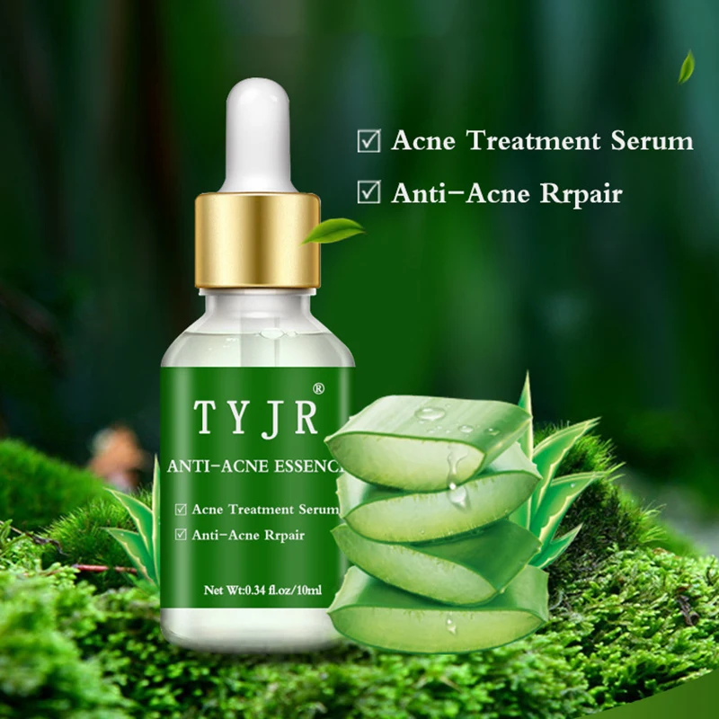Основа под макияж эссенция для акне с алоэ увлажняющее масло кожи сыворотка лица