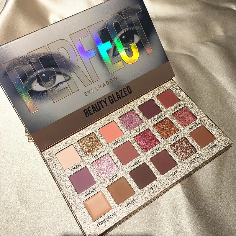 Beauty Glazed 35/18/16 оттенков матовые блестящие тени для век Палитра водостойкие