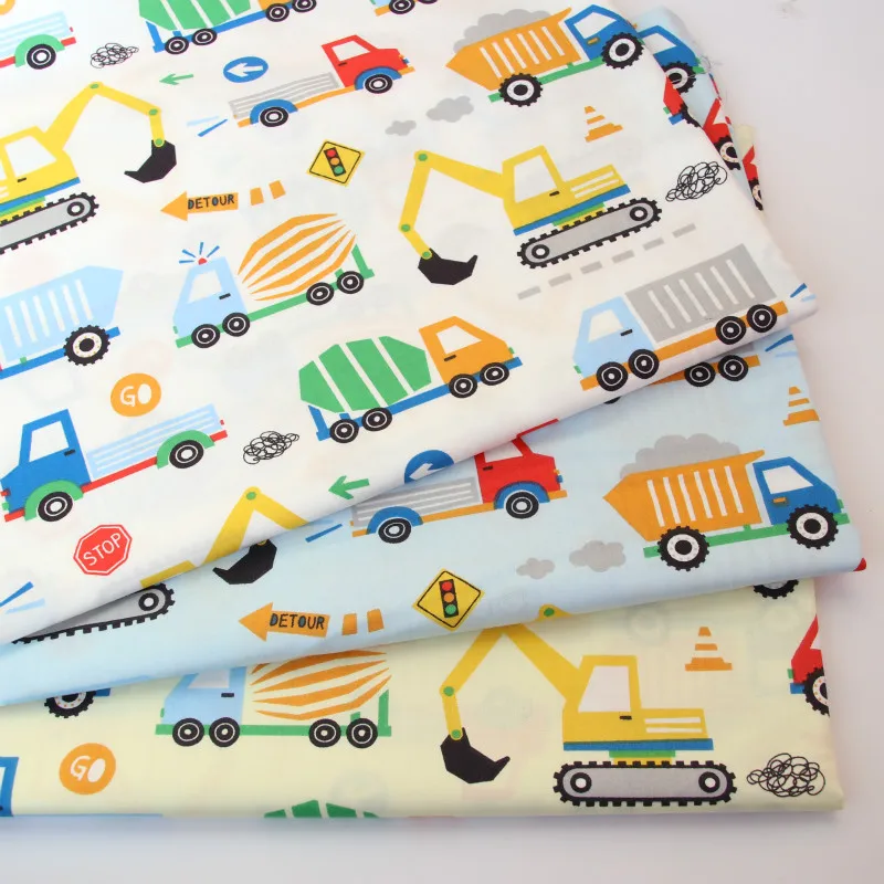 

Quilting Fabrics for DIY Bedding Cloth Patchwork Cars Printed Cotton Baby Boy Suede Fabric Other Fabric Plain 100% Cotton Piece