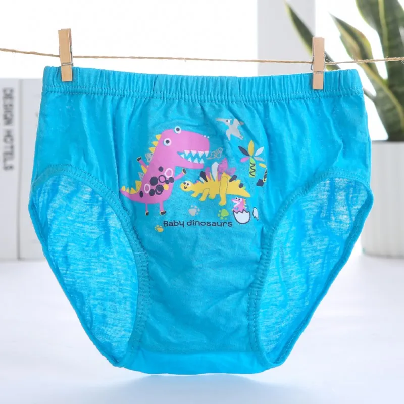 5 шт. / Лот нижнее белье для мальчиков мягкие хлопковые трусы детские трусики с