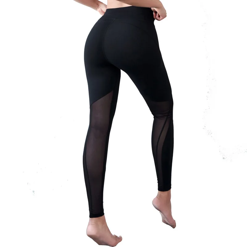 Бесшовные леггинсы с высокой талией эффектом пуш ап спортивные женские штаны для