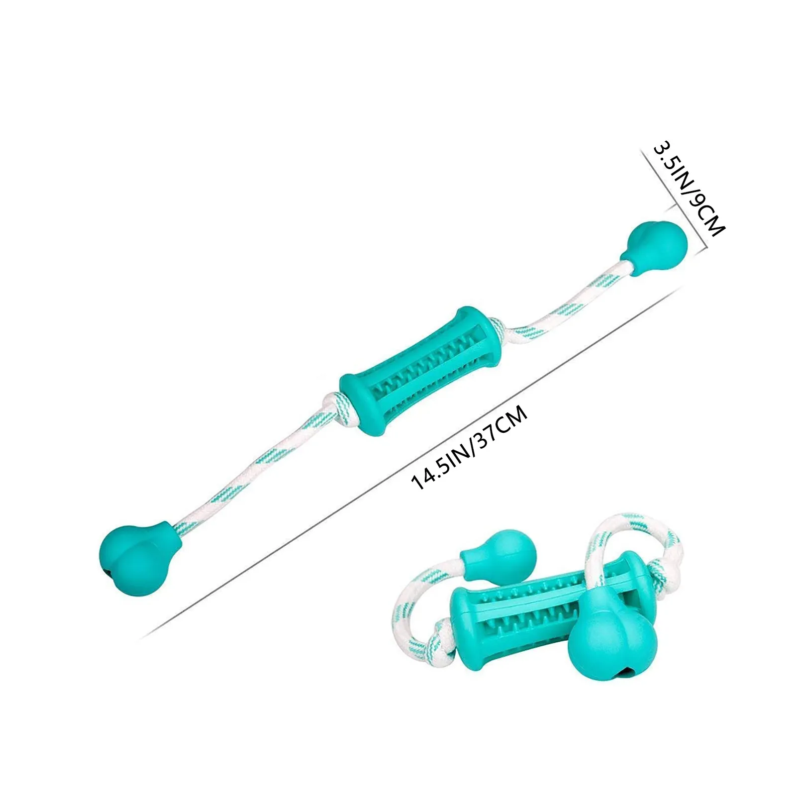 Dog Molar Toothbrush Toys Chew Cleaning Teeth Elasticity Soft Puppy Dental Care Extra-tough Pet Toy Supplies toys |