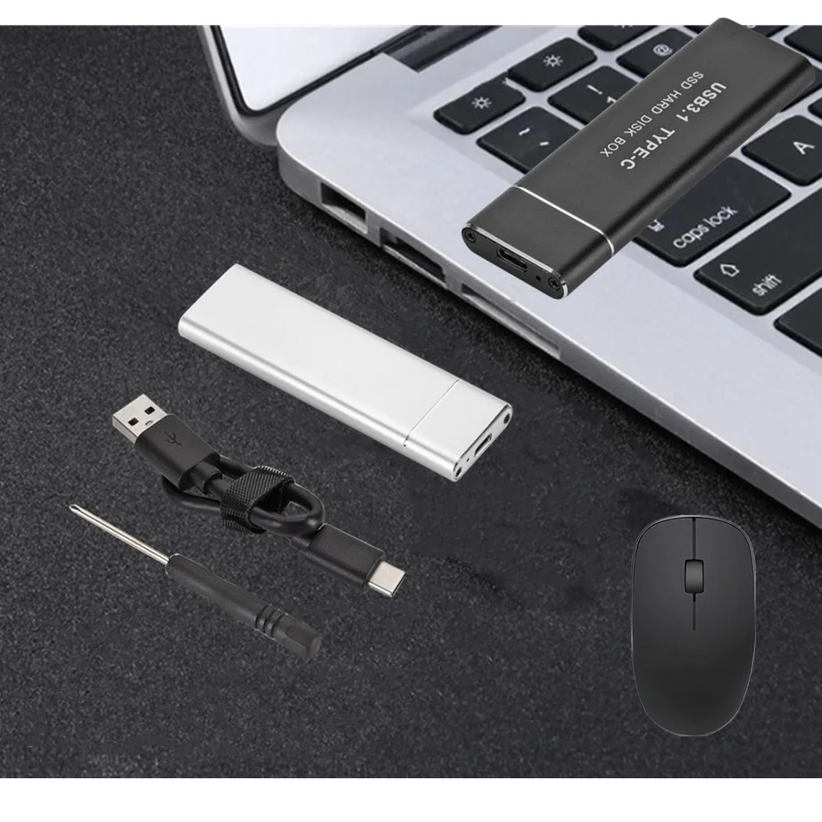 USB 3. 0 Type-C на M.2 NGFF SSD Переносной жесткий диск 6 Гбит/с внешний корпус чехол для m2 SATA 3